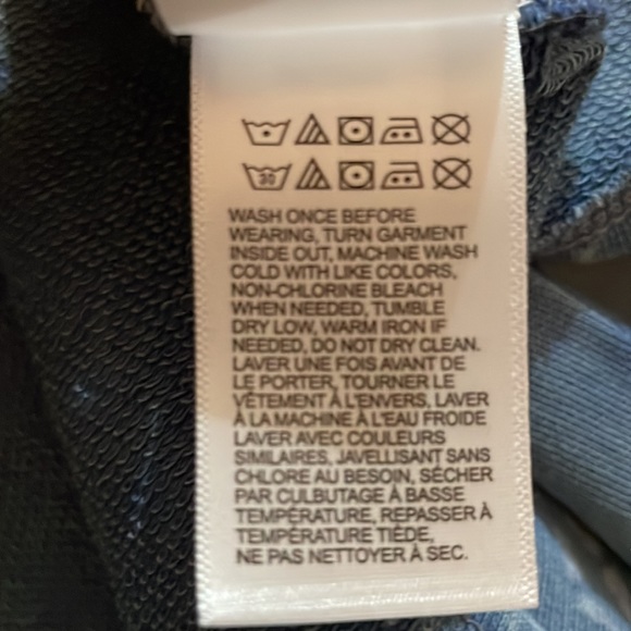 NWT Women’s Lucky Brand Cropped Hoodie Sweatshirt Size Small - Picture 7 of 7